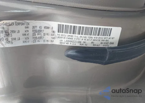 2005 Jeep Grand Cherokee Laredo z USA, uszkodzony, nr VIN 1J4GR48K65C513268